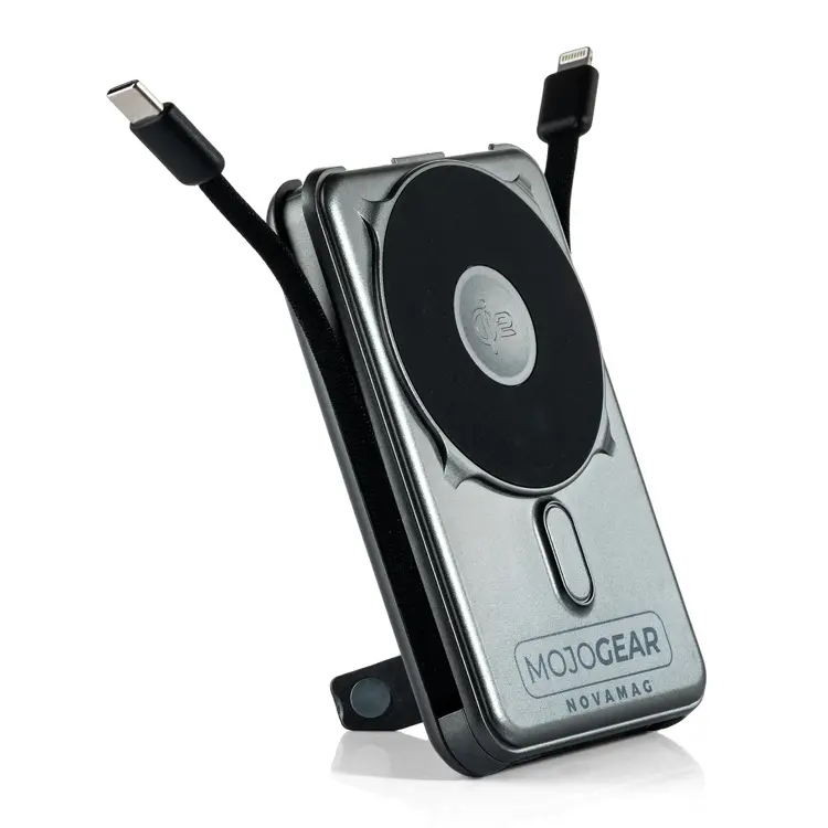 NovaMag Qi2 Powerbank 10.000mAh — Grijs