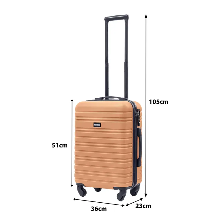 Kofferset S ABS 39L met TSA-slot en 360° wielen
