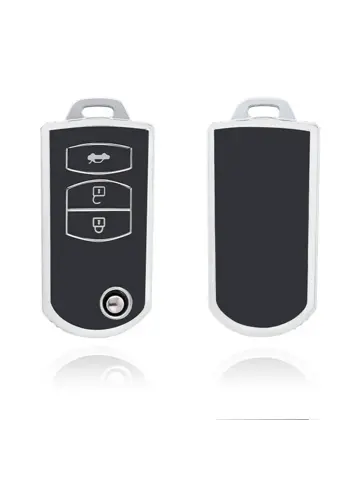 TPU Sleutelhoesje voor Mazda zwart C3