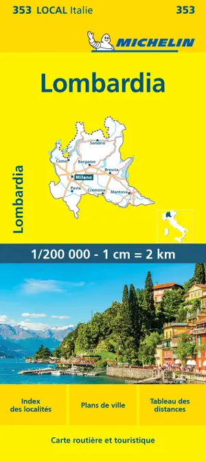 Wegenkaart Local 353 Lombardia