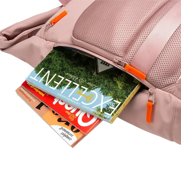 PT01 Fiets Rugzak - Powder Pink- Laptopvak