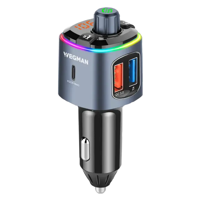 Wegman Bluetooth FM Transmitter Carkit USB C