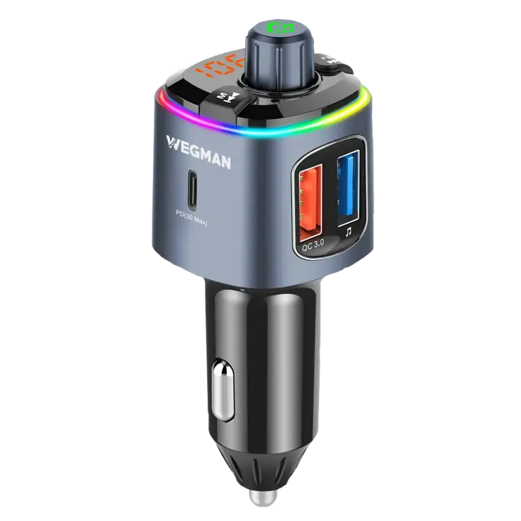Wegman Bluetooth FM Transmitter Carkit USB C