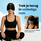 Slaapmasker Koptelefoon - Zwart - PurelyGoods