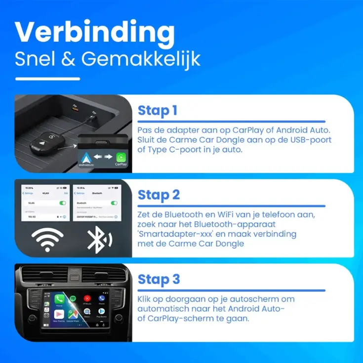 2-in-1 Dongle - CarPlay/Android Auto