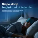 Slaapmasker Katoen - Oceaanblauw - PurelyGoods