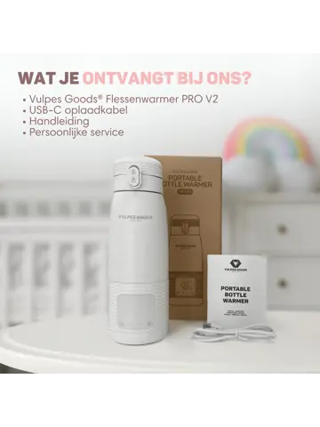 Thermosfles Flessenwarmer - Draadloos & Draagbaar
