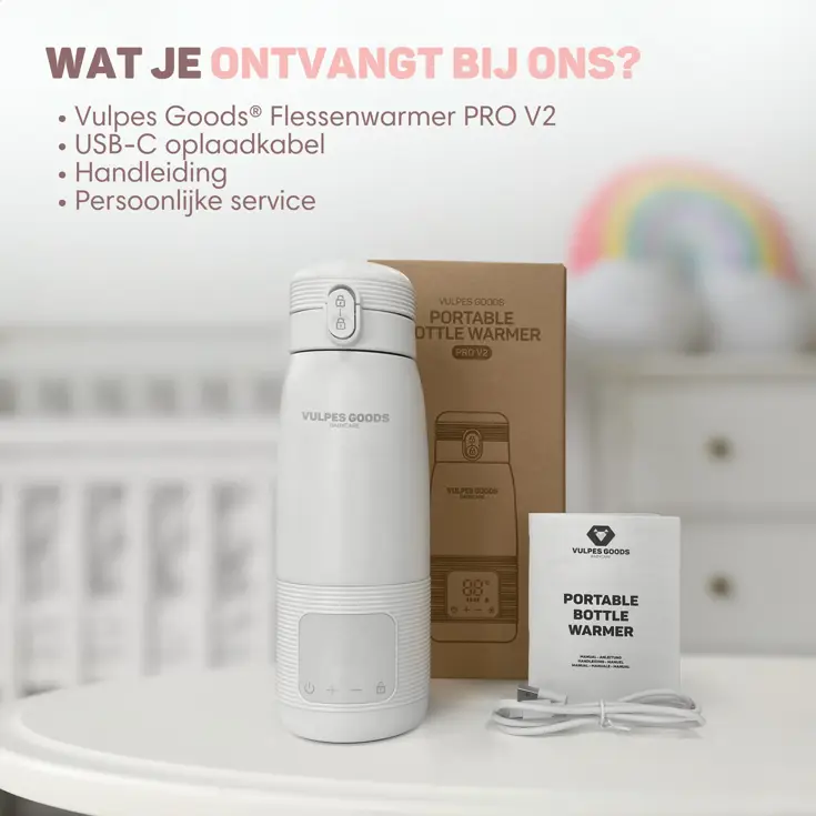 Thermosfles Flessenwarmer - Draadloos & Draagbaar