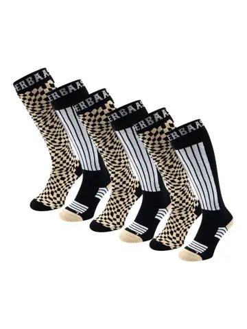 6 paar - Unisex - Skisokken