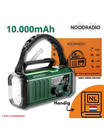 Noodpakket XL met Powerbank-Noodradio-Waterfilter