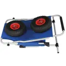 Opvouwbare Lichtgewicht Beach Trailer Blauw