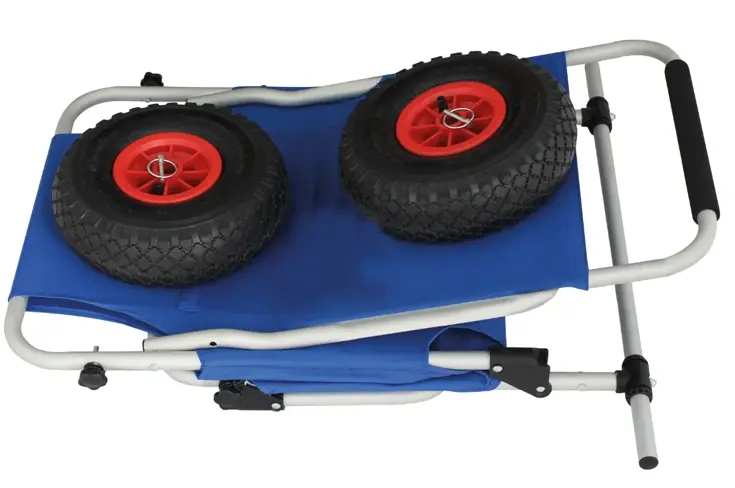Opvouwbare Lichtgewicht Beach Trailer Blauw