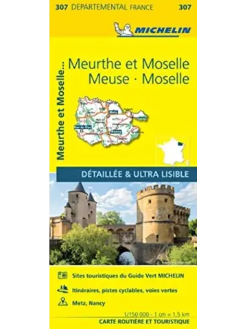 Wegenkaart Local 307 Meurthe et Moselle