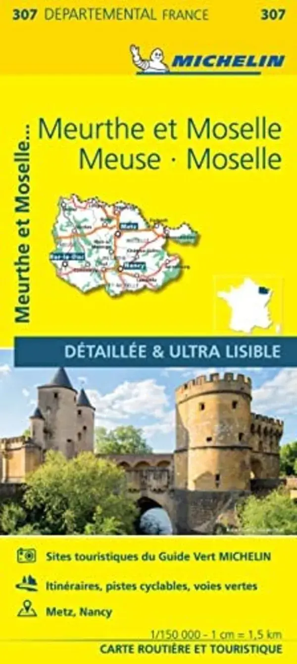 Wegenkaart Local 307 Meurthe et Moselle