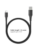 USB-C naar USB kabel 1,5 meter