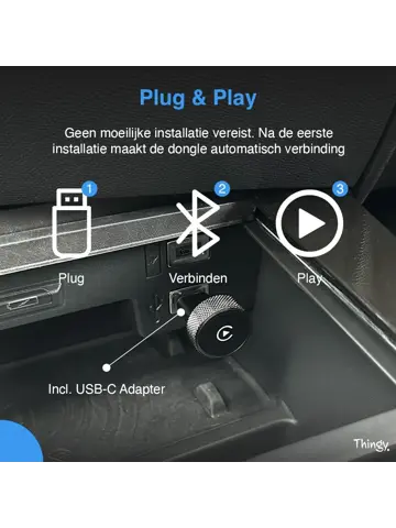 2-in-1 CarPlay & Android Auto Dongle