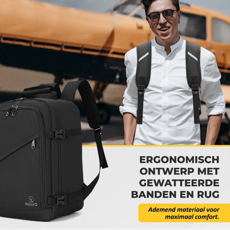 Handbagage Rugtas -  40 x 30 x 20 - 24 liter