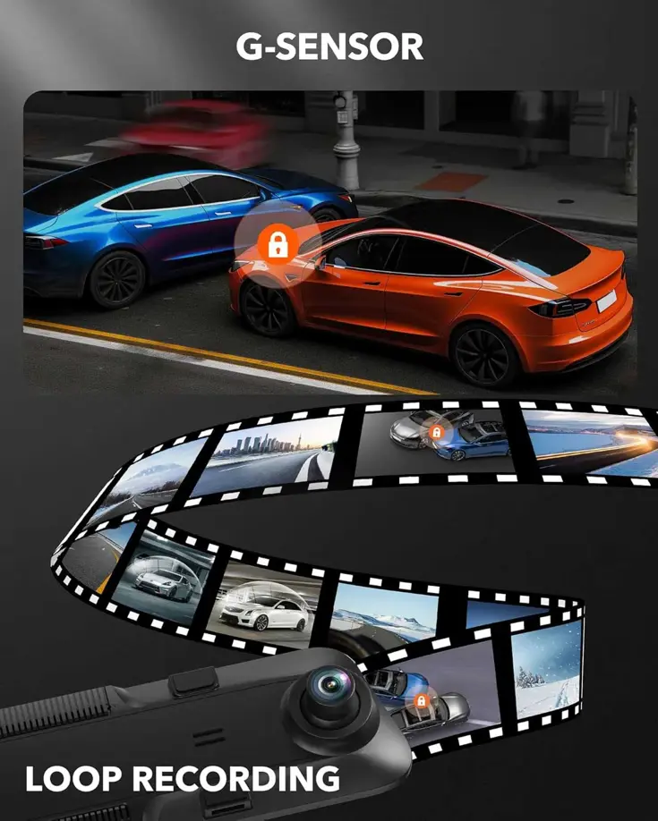 G840H 2K Wifi GPS 32gb Mirror dashcam