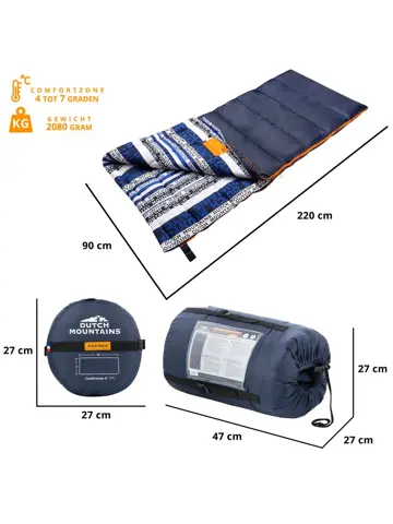 Katoenen Slaapzak Goeree 220x90cm