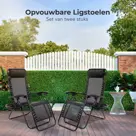 LifeGoods Opvouwbare Tuinstoelen