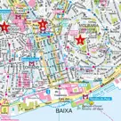 Stadsplattegrond City Map Lissabon 1:15.000