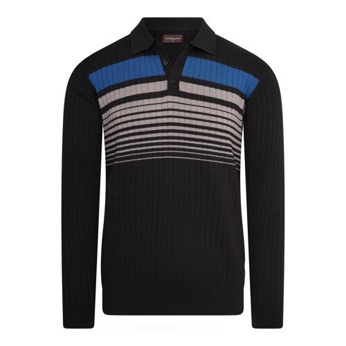 Heren L/S Knit Polo Cappuccino Italia