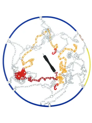 Flexibele sneeuwketting 9mm voor personenauto's