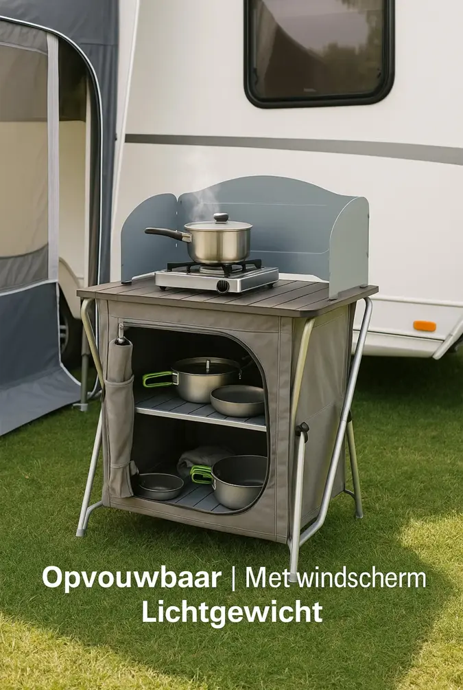 Campingkeuken - inklapbare kast - Hem