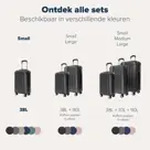 TRVLMORE Handbagage Koffer - 38L