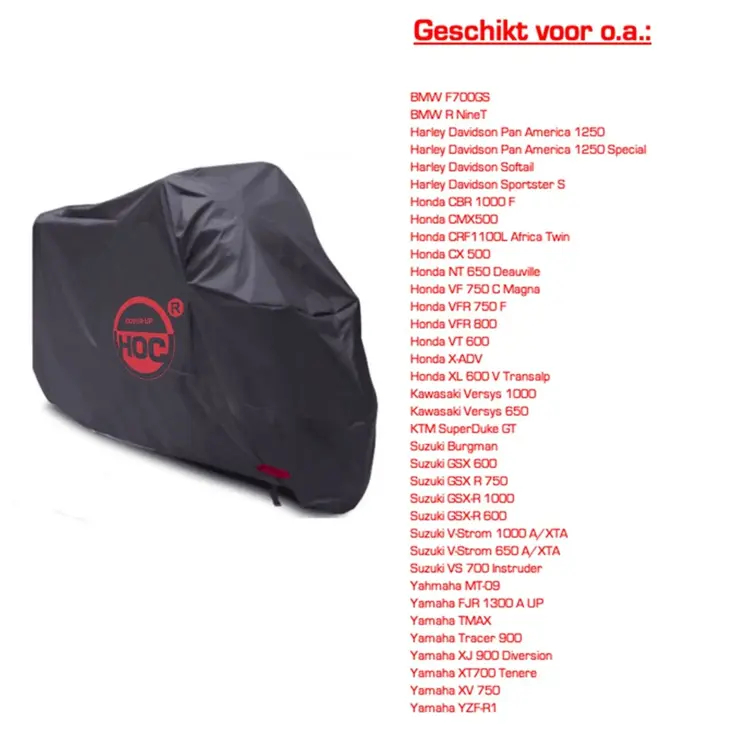 Redlabel Motorhoes 245x105x125 cm - Slotgat