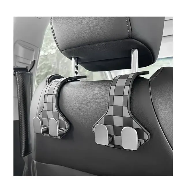 2x Auto Hoofdsteun Haak Duo