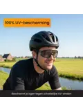 Fietsbril met 5 verwisselbare lenzen - sportbril