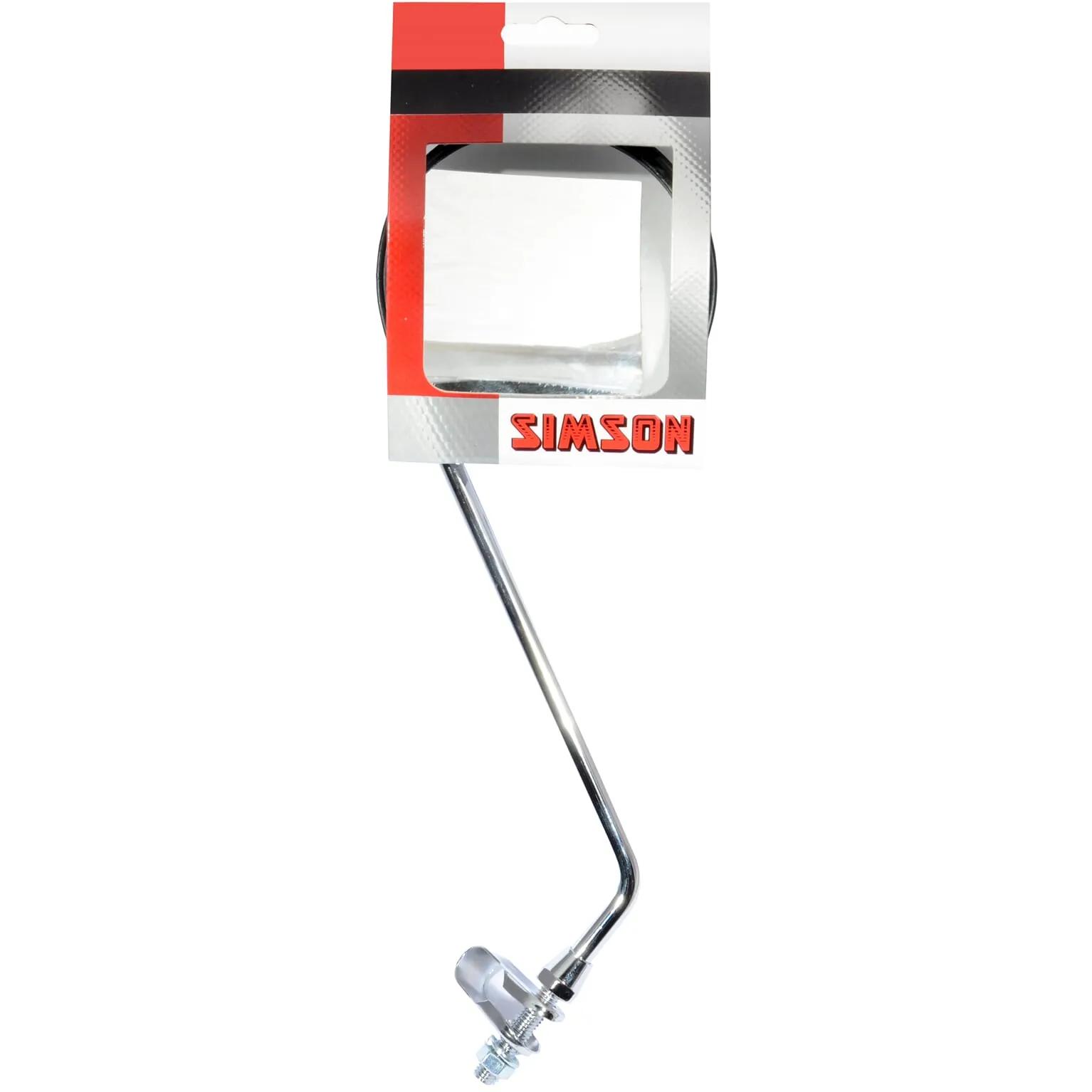 Simson  fietsspiegel groot  Zilver main product image