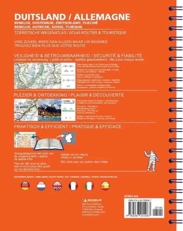 Michelin Wegenatlas Duitsland 