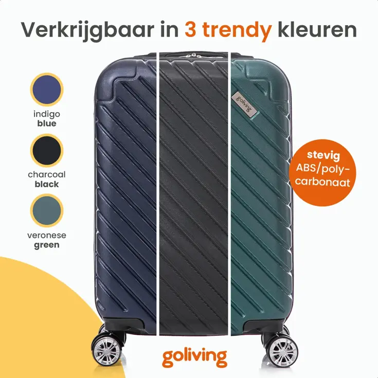 Handbagage Koffer - 53x35x23cm - 38 Liter