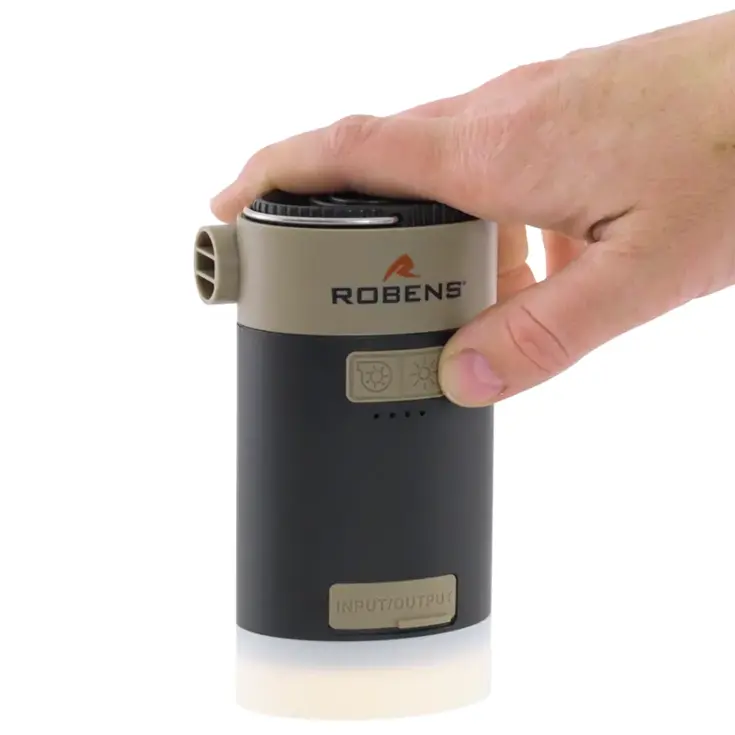 3-in-1 Luchtpomp en Lantaarn en Powerbank