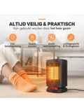 Elektrische Kachel  Zwart- 950W - Ventilatorkachel