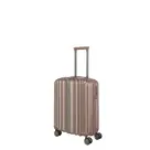 Travelite Paros 4W Trolley S cappuchino Bruin