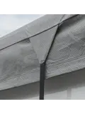 Caravan- en camperdakhoes - 8,5 x 3m - Grijs
