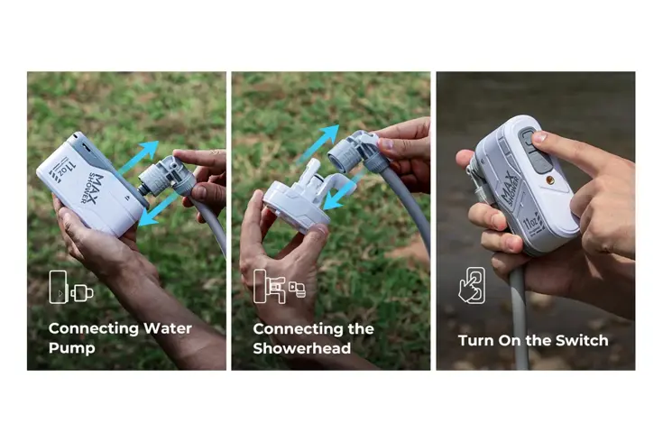 Flextail - Max Shower - Kampeerdouche