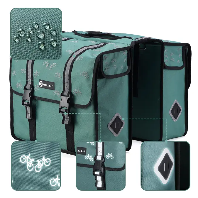 Packaway Dubbele Fietstassen 36L