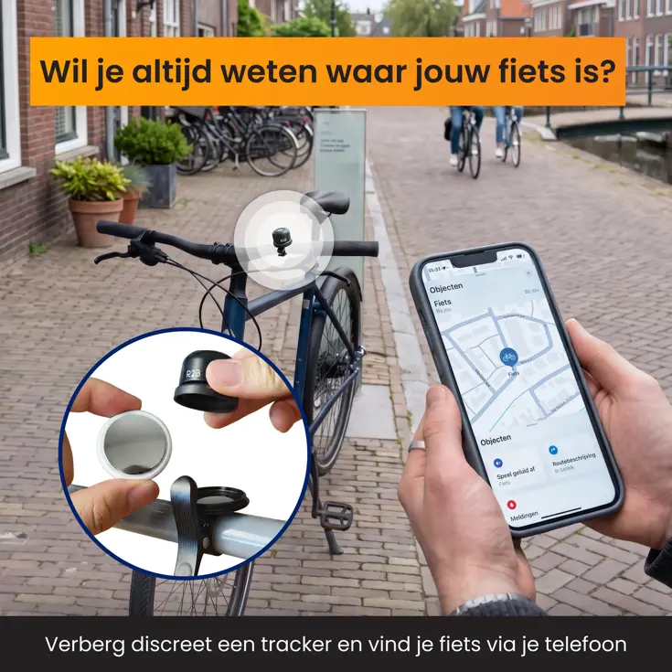 Fietsbel - Geschikt voor Apple AirTag