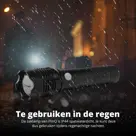 FlinQ Oplaadbare Zaklamp - 1200 meter bereik