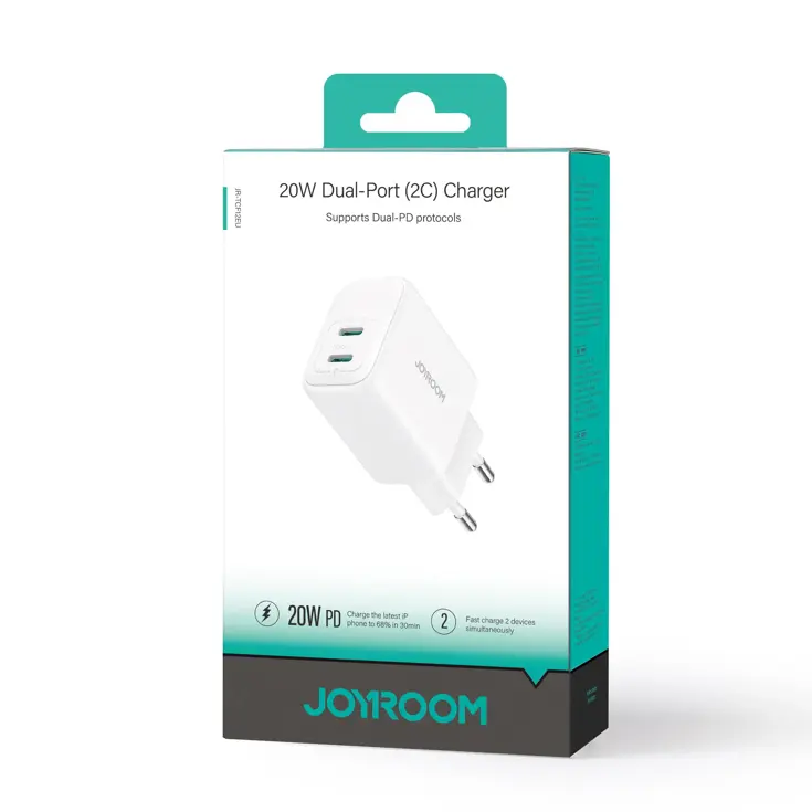 2-Poort Adapter USB-C - Wit