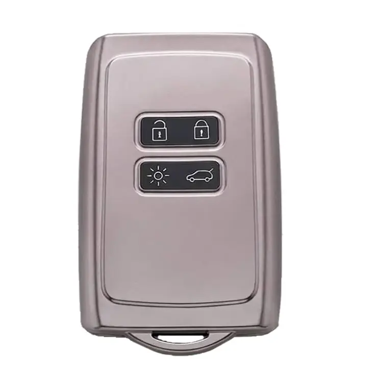 TPU Sleutelhoesje voor Renault lila metallic A4M