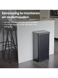 Prullenbak met Drukdeksel - 50 Liter
