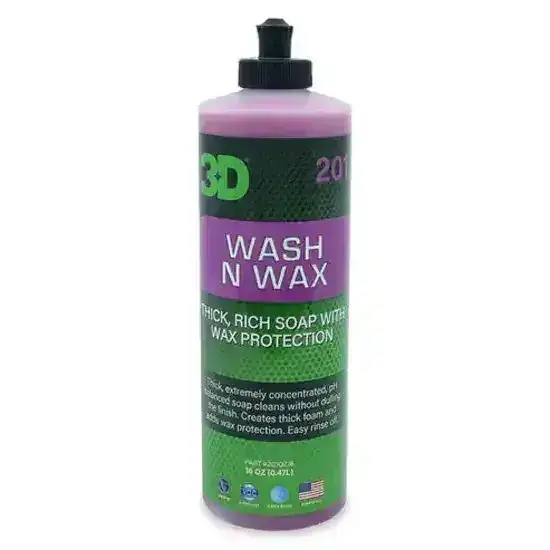 3D Wash en Wax Autoshampoo