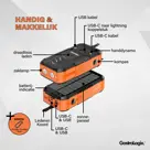 Solar Powerbank Incl. Handslinger 50.000mAh
