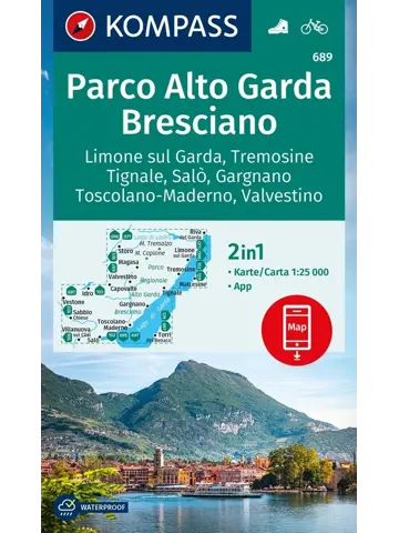 Wandelkaart WK689 Parco Alto Garda Bresciano