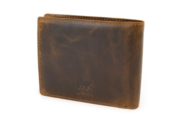 Ryan - Billfold portemonnee - Leer - 8 pasjes